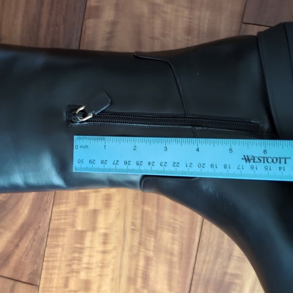 Stuart Weitzman Norah Smooth Calf Leather Boots 9 1/2 + Dust Bags New in Box❤️ - Picture 15 of 16